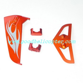 SYMA-S031-S031G helicopter parts tail decoration set (orange color) - Click Image to Close